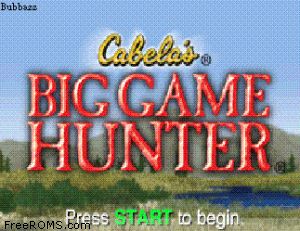 Cabela's Big Game Hunter