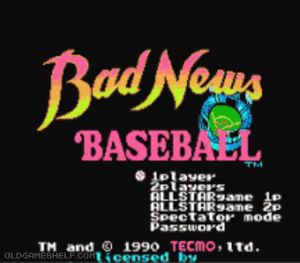 Bad News Baseball