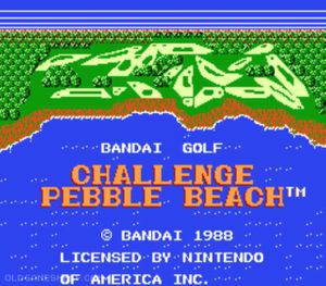 Bandai Golf - Challenge Pebble Beach