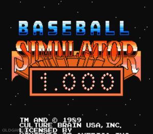 Baseball Simulator 1000