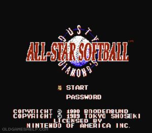 Dusty Diamond's All-Star Softball