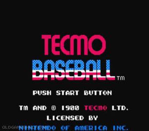 Tecmo Baseball