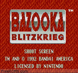 Bazooka Blitzkrieg