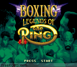 Boxing Legends of the Ring