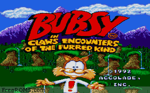 Bubsy in Claws Encounters of the Furred Kind