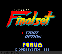 Final Set Tennis