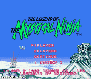 Legend of The Mystical Ninja, The