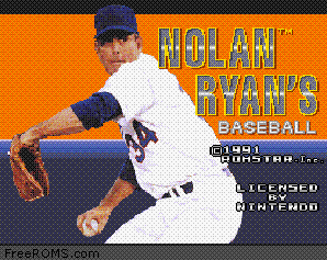 Nolan Ryan's Baseball