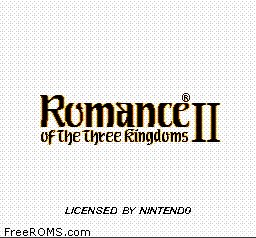 Romance of the Three Kingdoms II