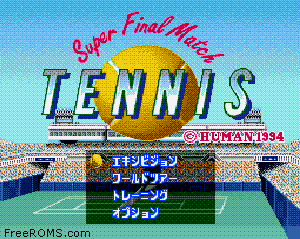 Super Final Match Tennis