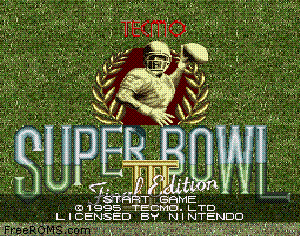 Tecmo Super Bowl III - Final Edition
