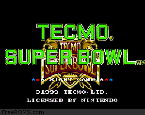 Tecmo Super Bowl 1992
