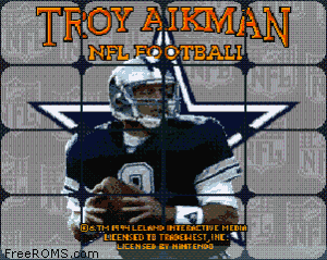 Troy Aikman NFL Football
